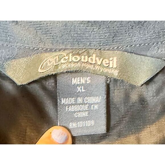 Cloudveil Full Zip Long Sleeve Hooded Lightweight Packable Windbreaker Men's XL - Picture 4 of 9